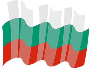 Waving flag of Bulgaria