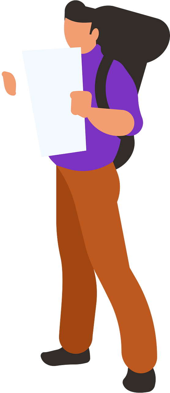Tourist with a map