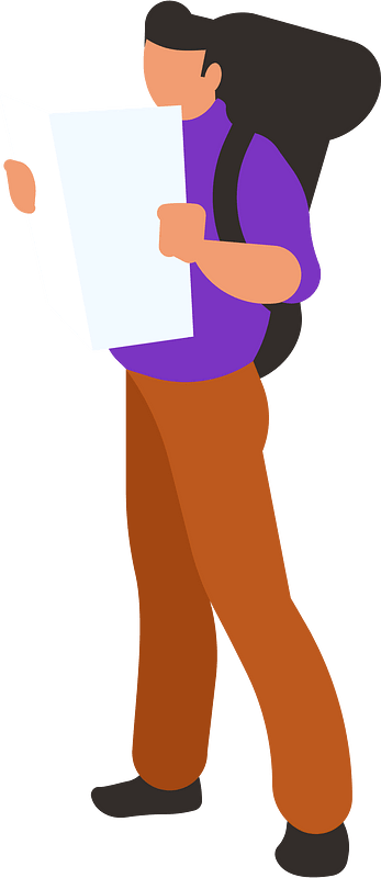 Tourist with a map