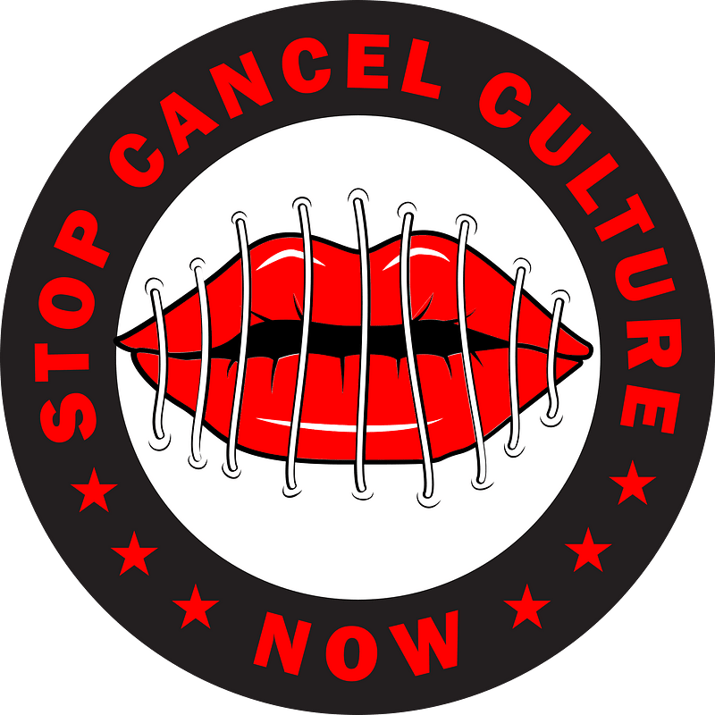 Stop cancel culture sticker