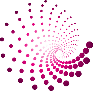 Purple halftone pattern
