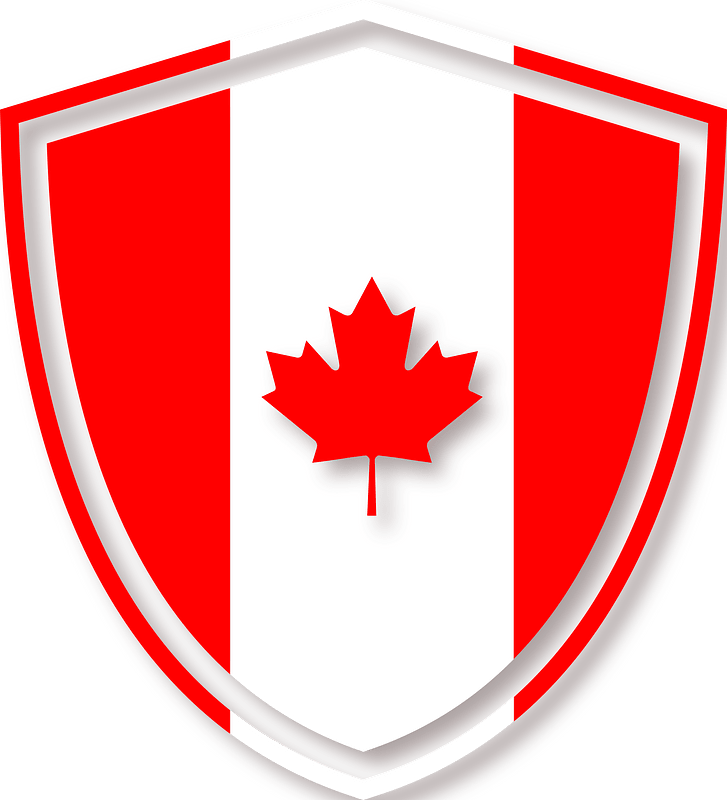 Canadian flag emblem