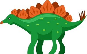 Dinosaur stegosaurus