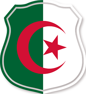 Algerian flag crest