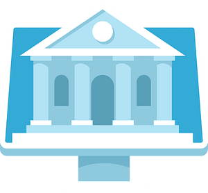 Online banking icon
