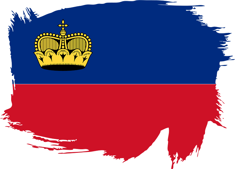 Liechtenstein flag panted