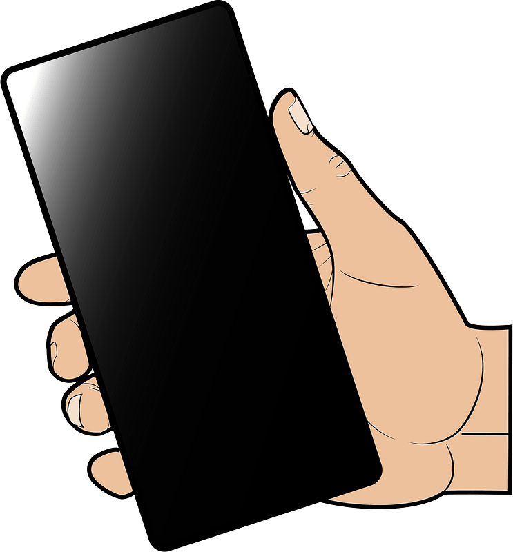 Mobile phone in a hand