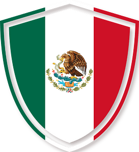 Mexico flag heraldic emblem