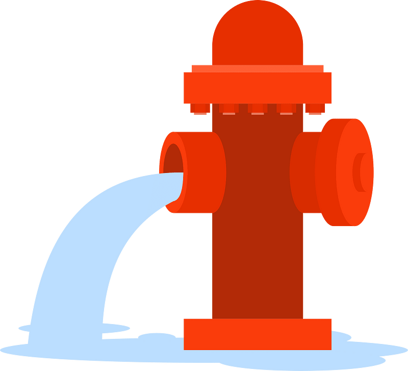 Fire hydrant water leak