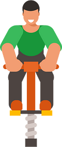 Thruster pogo stick