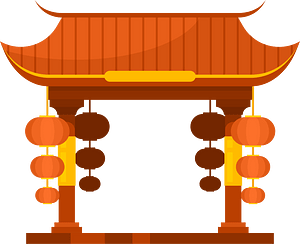 Chinese gate