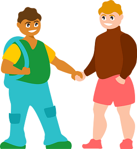 Young gay couple