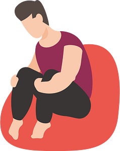 Depressed person