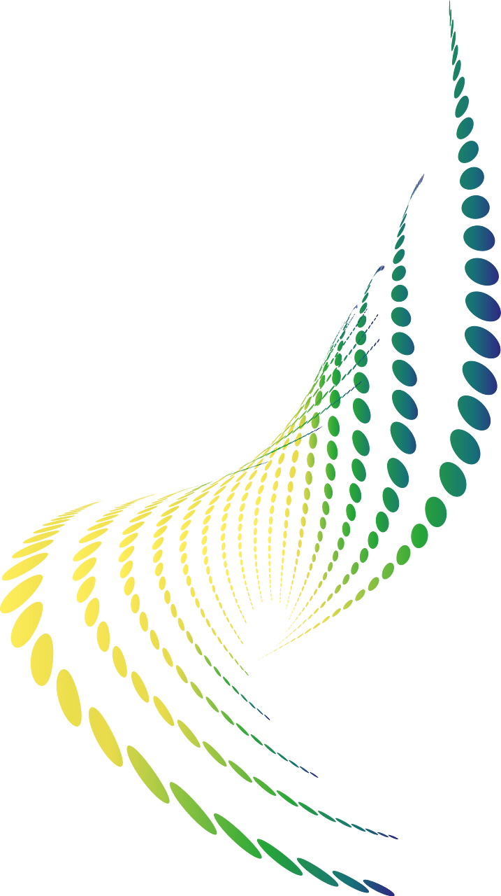 Halftone swirl clip art