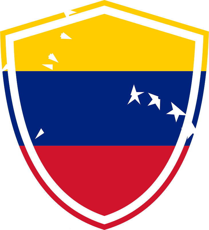 Venezuela flag heraldic shield