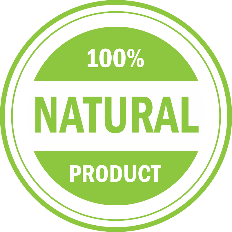 100 percent natural product