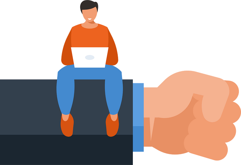 Freelancing concept