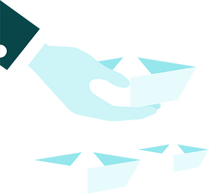 Paper boats clip art