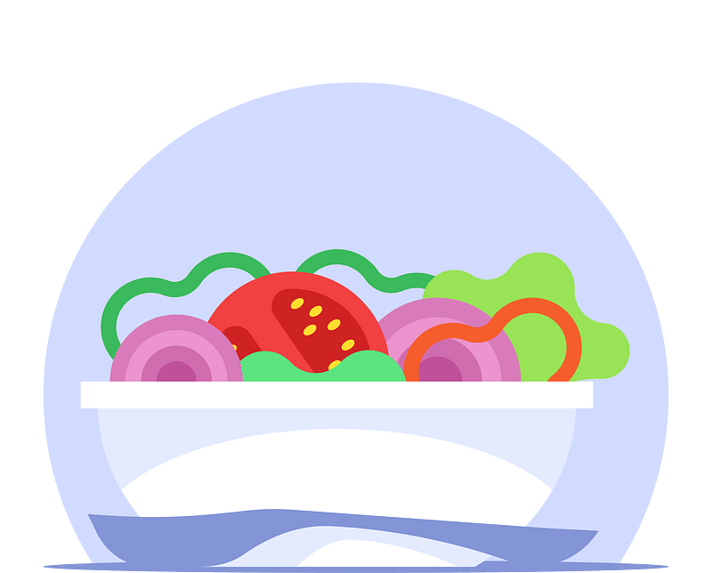Salad in a bowl