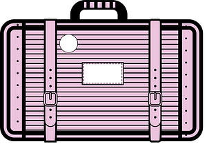 Pink suitcase