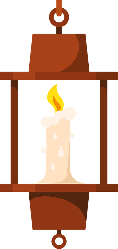 Lantern with a candle