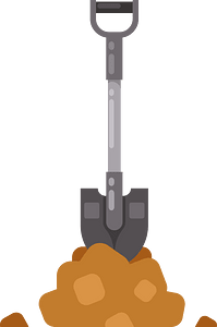 Shovel in the ground