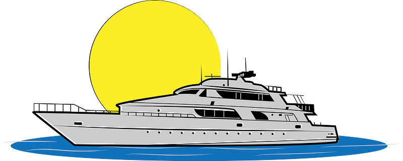 Luxurious yacht