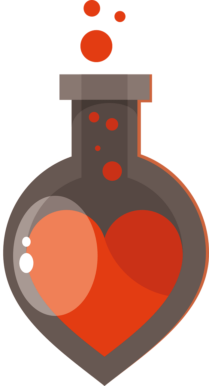Love elixir in a bottle