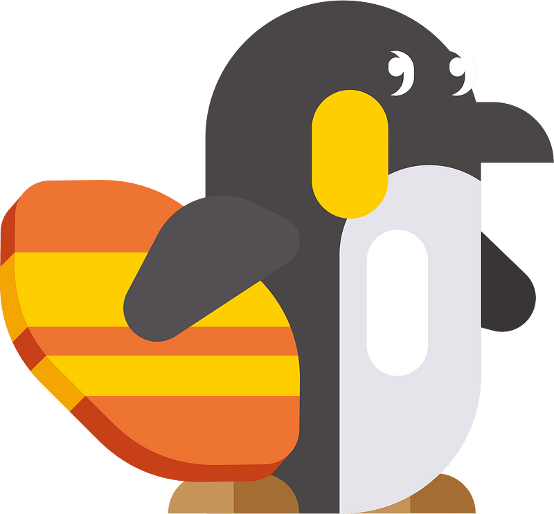 Penguin on the beach