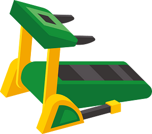Treadmill 3D clip art