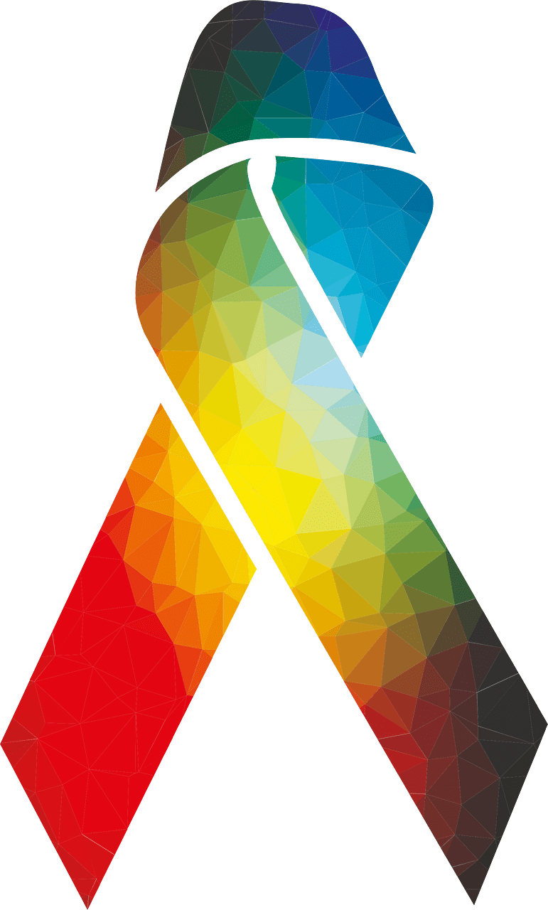 Ribbon color silhouette