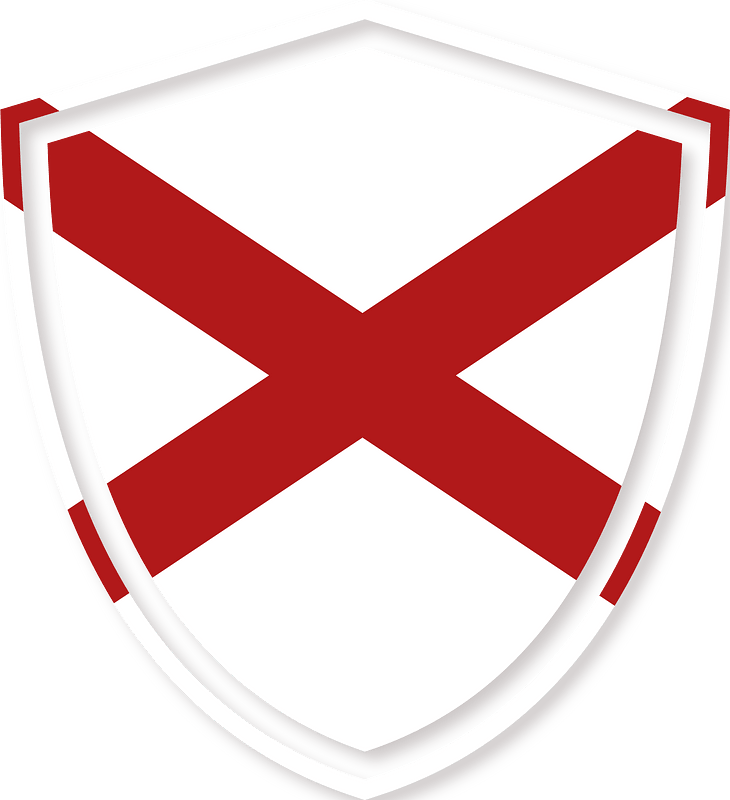 Alabama flag crest