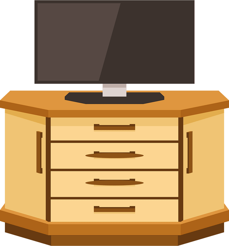 Wardrobe TV stand