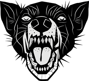 Rabid dog barking