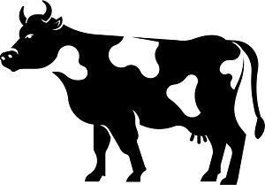 Cow cattle silhouette