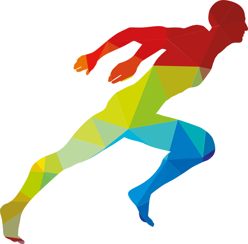 Sprinter silhouette