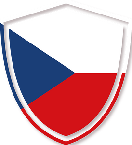 Czechia flag crest