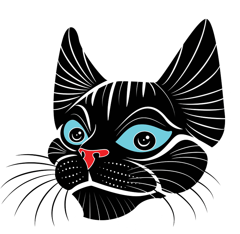 Cartoon cat clip art