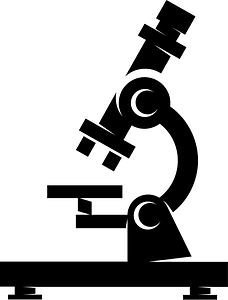 Microscope silhouette