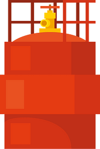 Balloon gas container