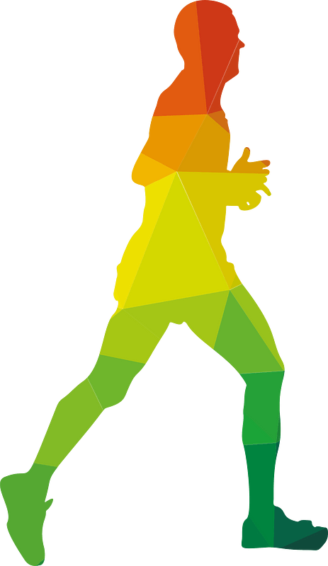 Runner silhouette clip art