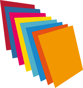 Color paper sheets