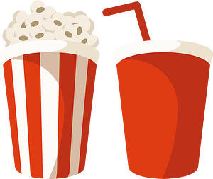 Popcorn and soda