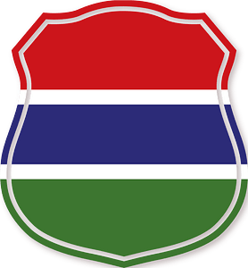 Gambian flag coat of arms
