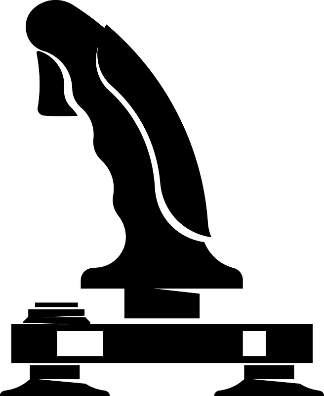 Joystick silhouette