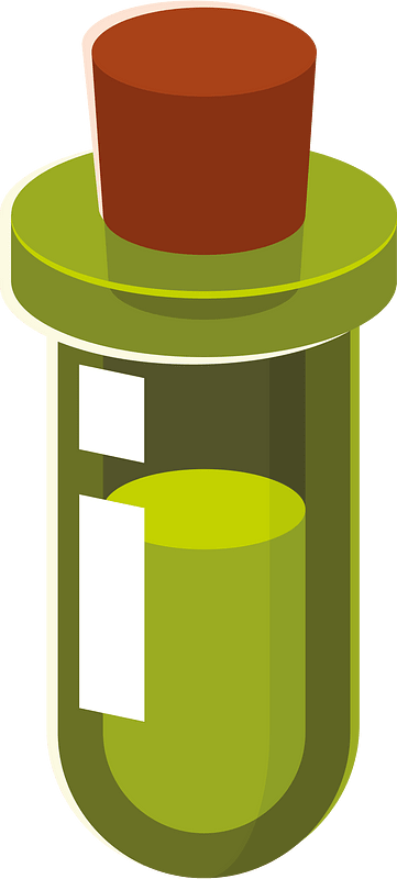 Green test tube
