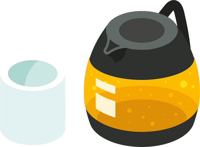 Electric kettle and a mug