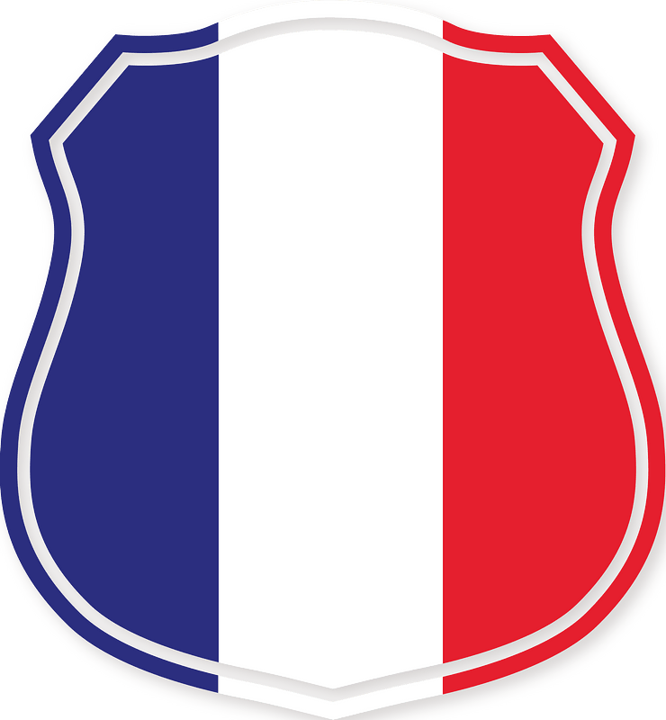 French flag coat of arms