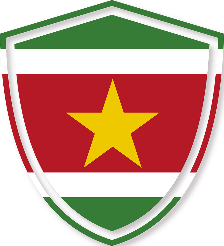 Suriname flag crest
