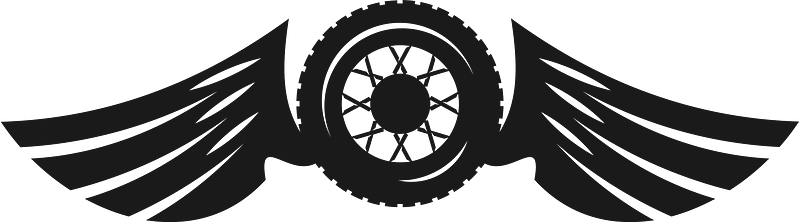 Wing wheel silhouette